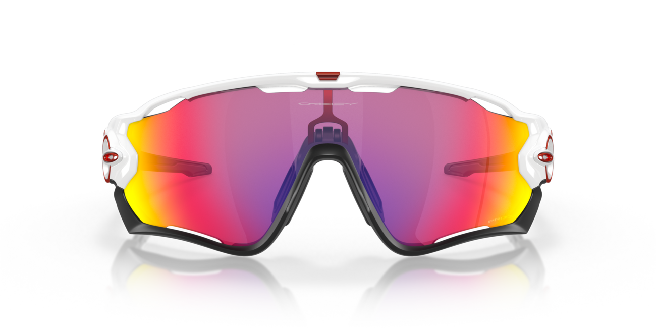 Oakley JAWBREAKER Γυαλιά Ηλίου με Σκελετό Polished White και Φακούς Prizm Road