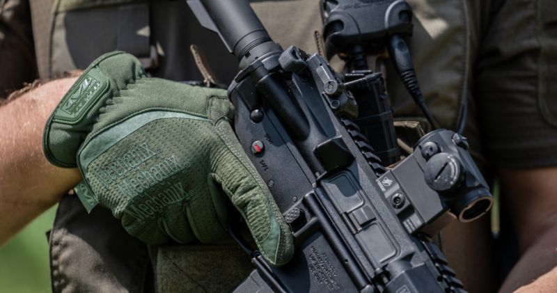 Mechanix FastFit Γάντια Αντιστατικά, Λαδί