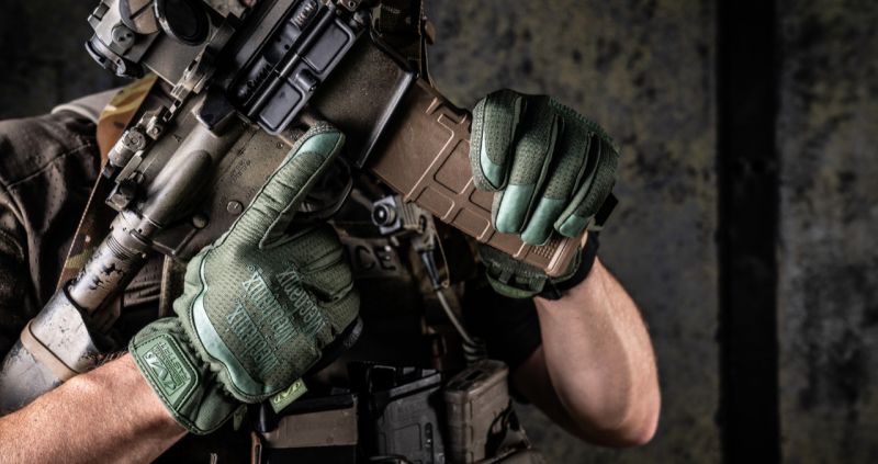Mechanix FastFit Γάντια Αντιστατικά, Λαδί