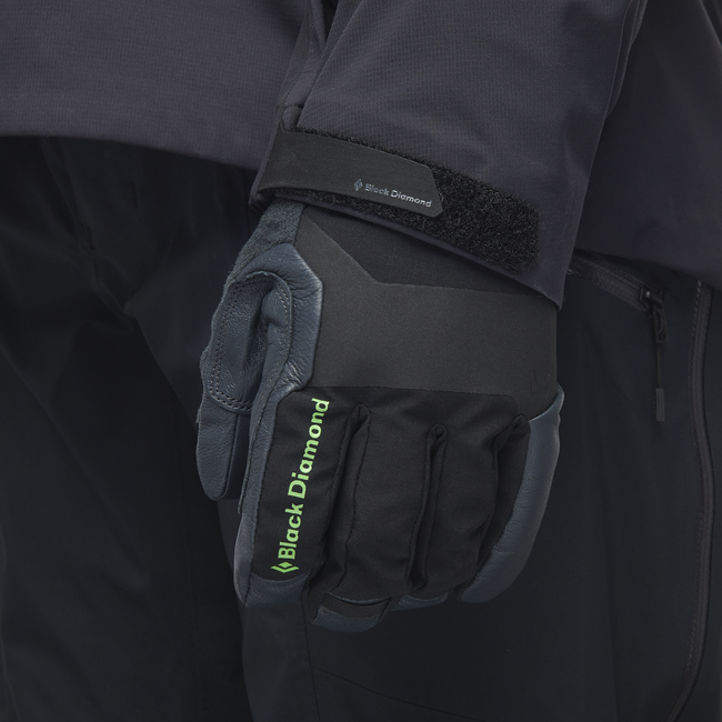 Black Diamond Terminator δερμάτινα γάντια, μαύρα
