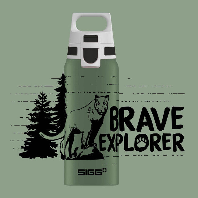SIGG WMB One Αλουμινένιο Μπουκάλι Νερού, Brave Mountain Lion, 0,6 l