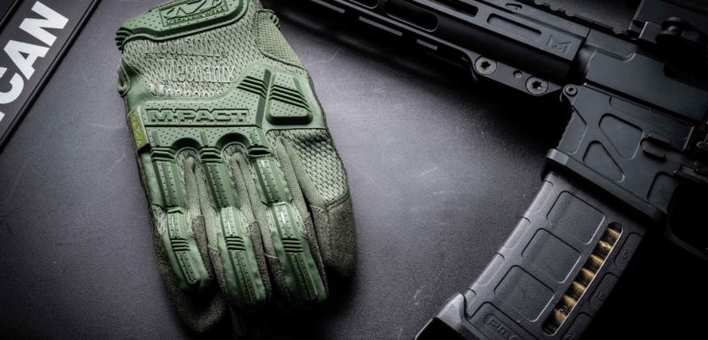 Mechanix M-Pact Γάντια Προστασίας από Κρούσεις, Λαδί