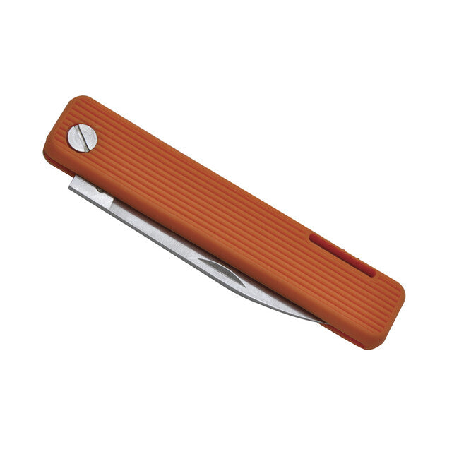 Baladeo ECO352 Papagayo Μαχαίρι Τσέπης, λάμα 7,5 cm, ατσάλι 420, λαβή TPE πορτοκαλί