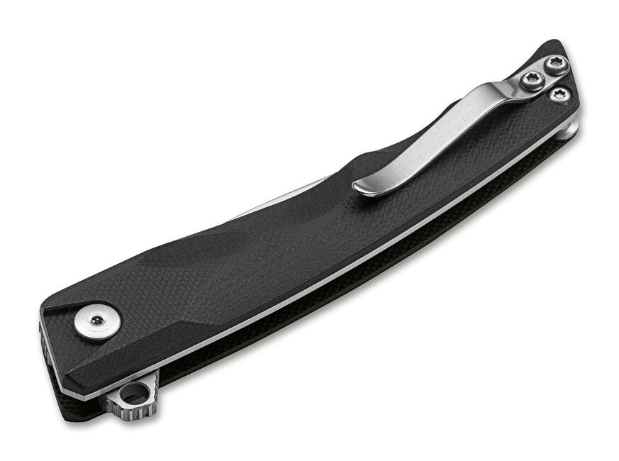 BÖKER® Shade Τσέπης Μαχαίρι 7,6 cm, Μαύρο, G10