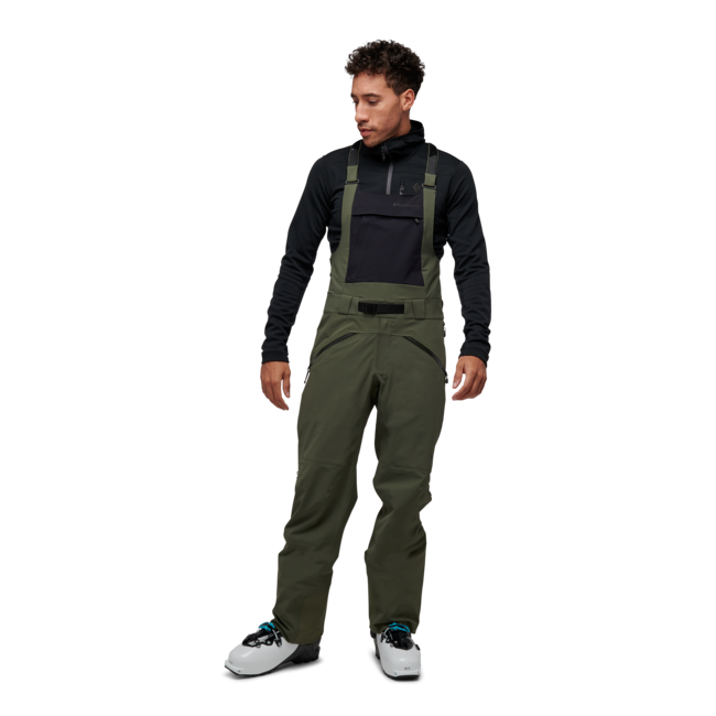 Black Diamond Recon Stretch Bibs Παντελόνι ανδρικό με Τιράντες, tundra