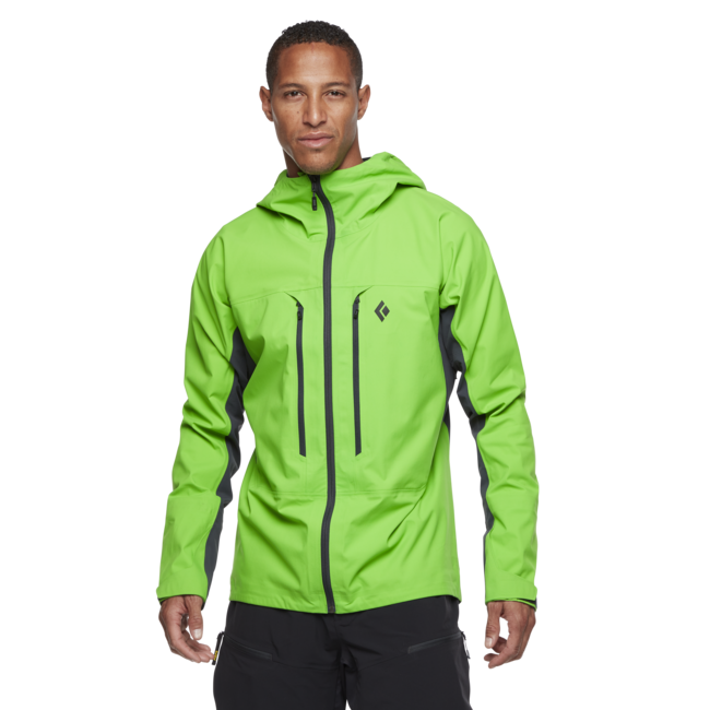 Black Diamond Dawn Patrol Hybrid Shell μπουφάν μεταβατικό ανδρικό, vibrant green