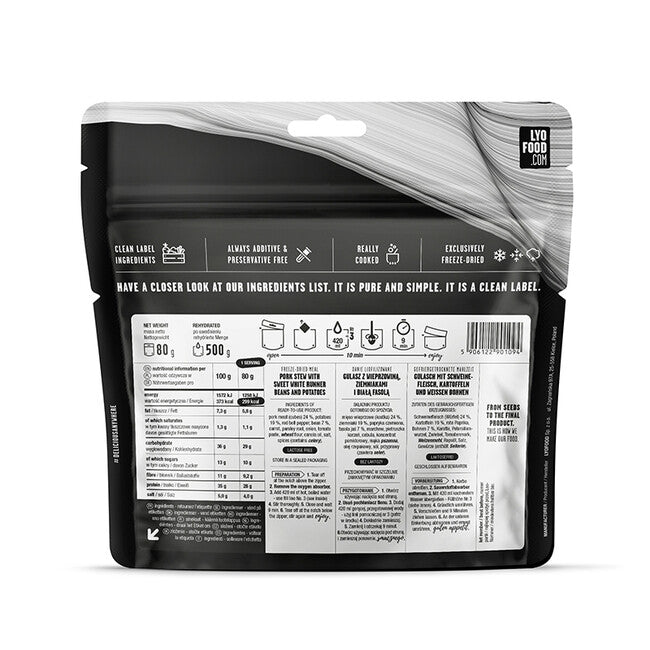 LYOfood Χοιρινό Γκούλας 500g