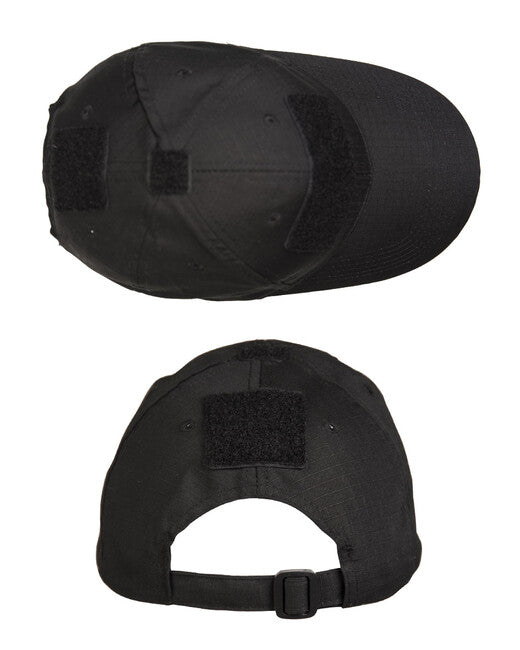 Mil-Tec TACTICAL Σκούφος rip-stop, μαύρο