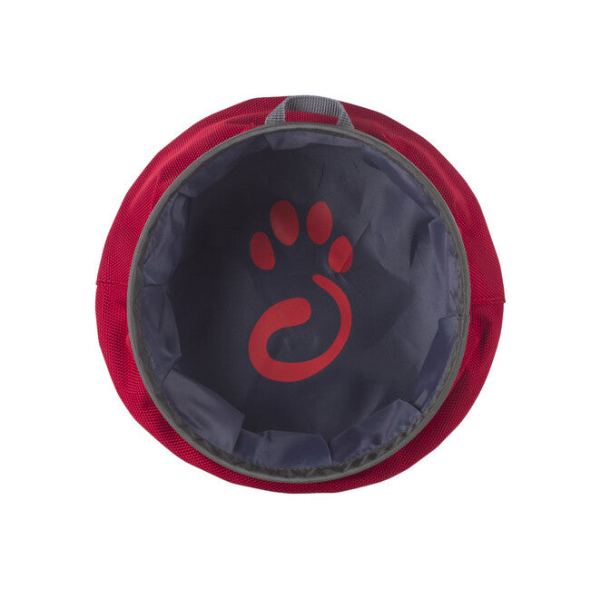 Mountain Paws Αναπτυσσόμενο Μπολ Νερού για Σκύλους L, Κόκκινο