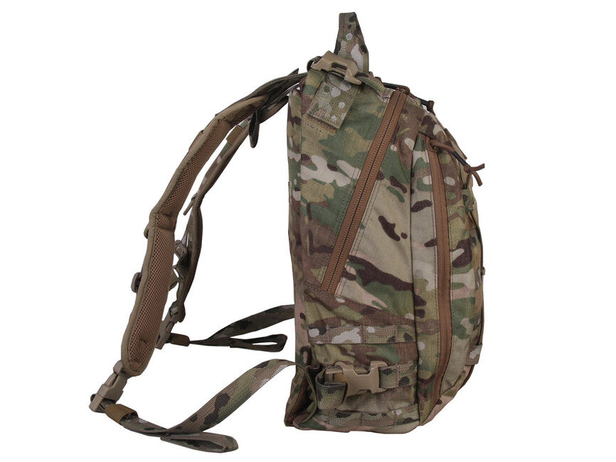 Emersongear Σακίδιο Πλάτης Tactical 21L με Αφαιρούμενη Θήκη, Μαύρο 500D
