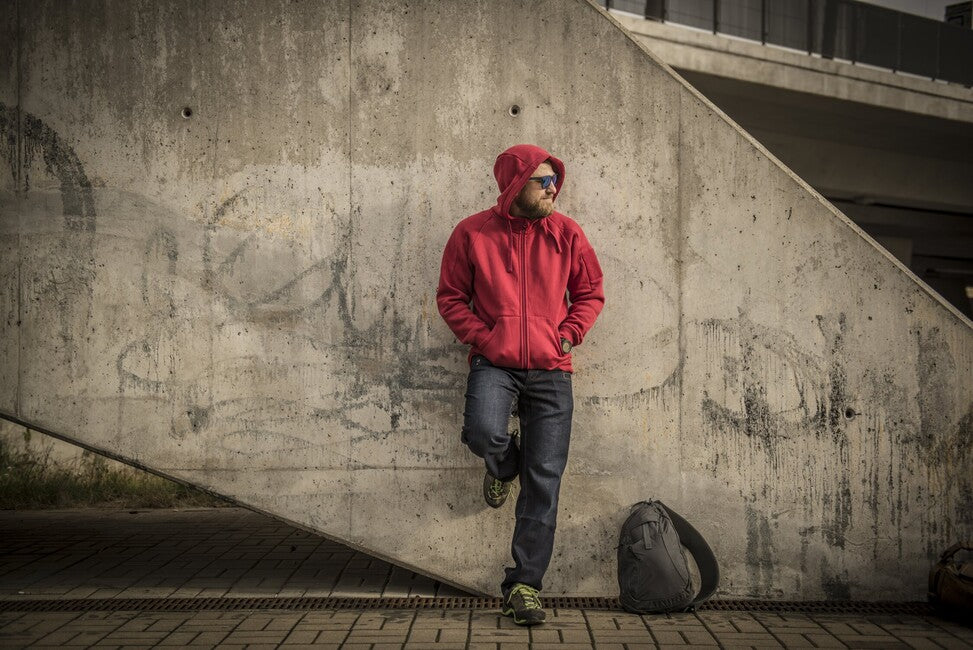 Helikon-Tex Φούτερ με Κουκούλα Tactical FullZip, Μπλε