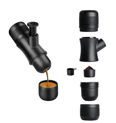 Origin Outdoors Mini-Espresso To-Go, μαύρο