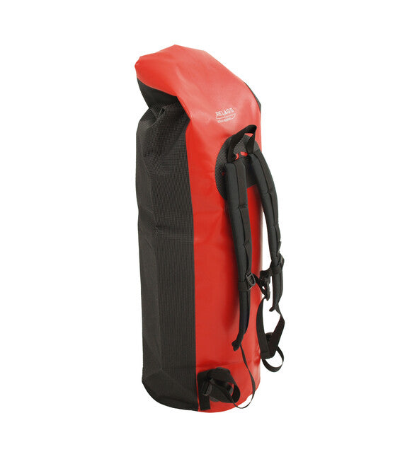 BasicNature Duffelbag Σακίδιο Πλάτης Αδιάβροχο Duffel Bag για Βαριά Μεταφορά και Περιπέτεια 180 L, Μαύρο-Κόκκινο
