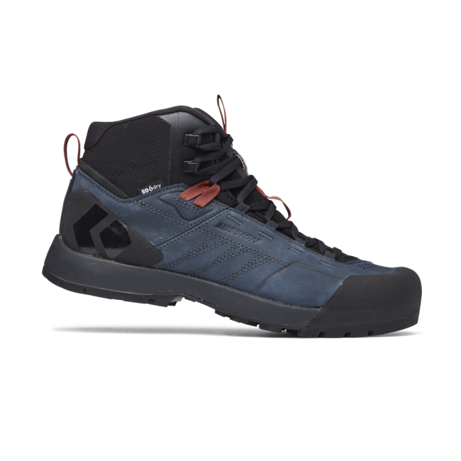 Black Diamond Mission Mid Ανδρικά Δερμάτινα Μποτάκια Waterproof Approach, eclipse-red rock