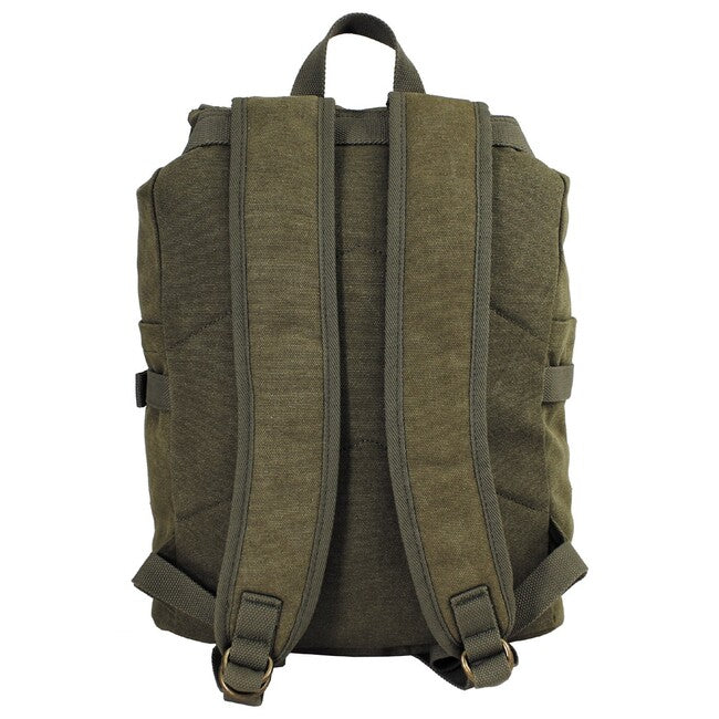 Pure Trash PT Σακίδιο Πλάτης Καμβάς, OD green
