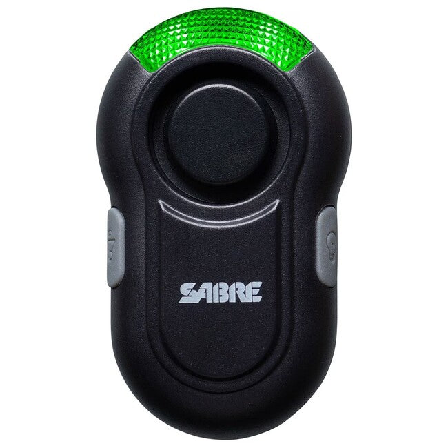 SABRE RED Clip-On προσωπικός συναγερμός LED 120db, μαύρο