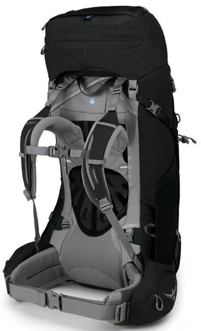 OSPREY ARIEL 55 II τουριστικό σακίδιο πλάτης, μαύρο