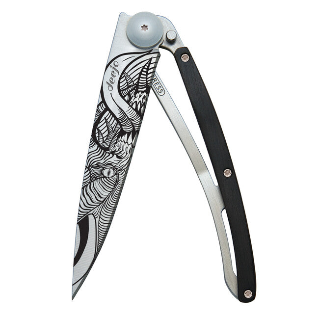 Deejo Fantasy Demon Σπαθάκι με Κλείσιμο Ebony Wood