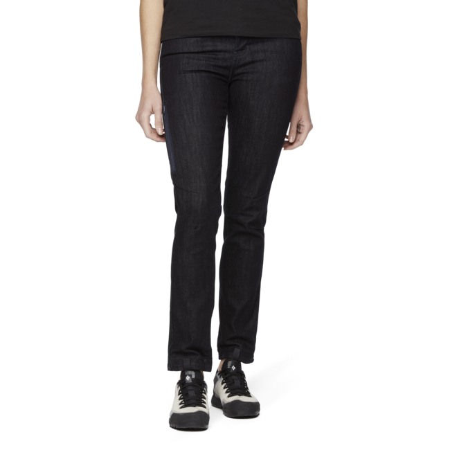 Black Diamond Mission Wool Denim παντελόνι τζιν γυναικείο, dark indigo rinse
