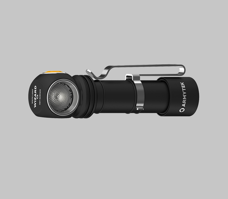 ArmyTek Wizard C2 Magnet φακός κεφαλής LED με μαγνητικό κάτοχο τροφοδοσία μπαταρίας 1200 lm 4800 h 64 g, Λευκό
