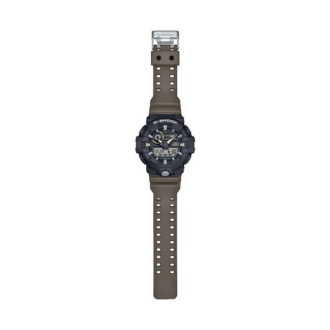 Casio G-Shock GA-710TU-1A3ER ρολόι, μαύρο/καφέ