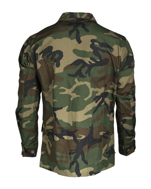 Mil-Tec BDU Μπλούζα Rip-Stop US, Woodland