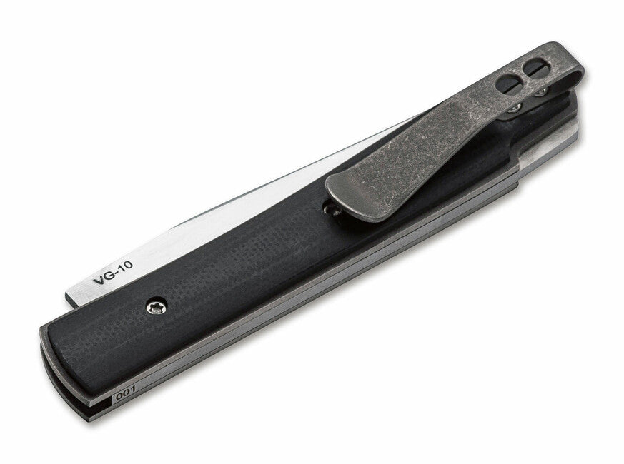 BÖKER® Urban Trapper Petite Τσέπης Μαχαίρι Backlock 7 cm, Μαύρο G10