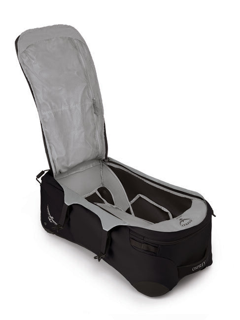 OSPREY FARPOINT WHEELS 65 II τσάντα ταξιδίου με ρόδες, μαύρη