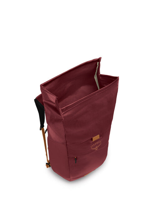 OSPREY TRANSPORTER ROLL TOP σακίδιο πλάτης αστικό, red mountain