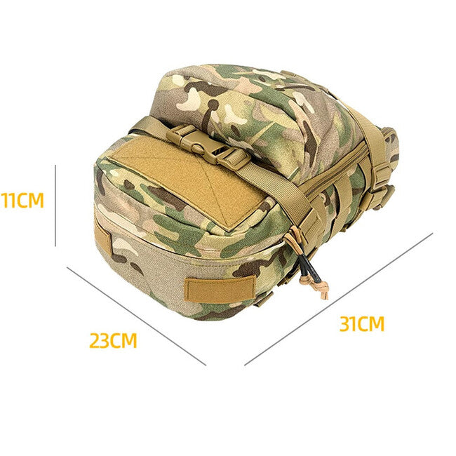 DRAGOWA Tactical Legion Τακτική Τσάντα Νερού για Τακτική Φανέλα, CP μαύρο