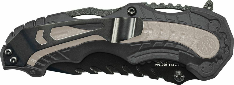S&W M&P M.A.G.I.C. Μαχαίρι Τσέπης 8,6cm, Μαύρο Γκρι Αλουμίνιο Καουτσούκ