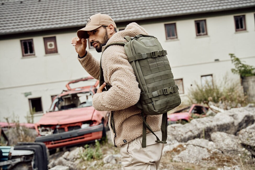 Brandit US Cooper Daypack σακίδιο πλάτης, darkcamo, 11L