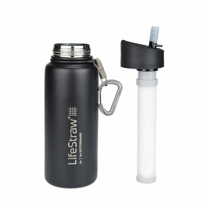 Lifestraw Go Φιλτράρισμα Μπουκάλι Stainless Steel 700ml, Μαύρο