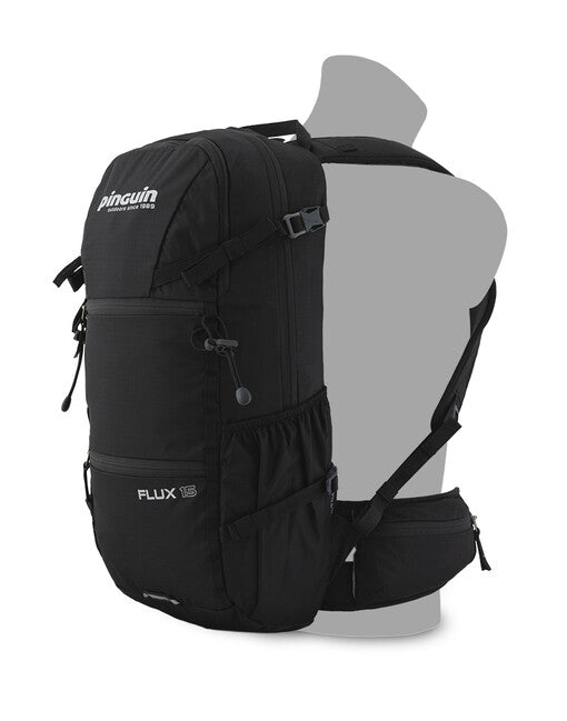 Pinguin Σακίδιο Πλάτης Flux 15, 15 L, πετρόλ