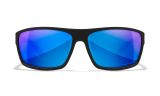 Wiley X Peak Γυαλιά Ηλίου Captivate Polarized, γυαλιστερό μαύρο, μπλε καθρέφτης