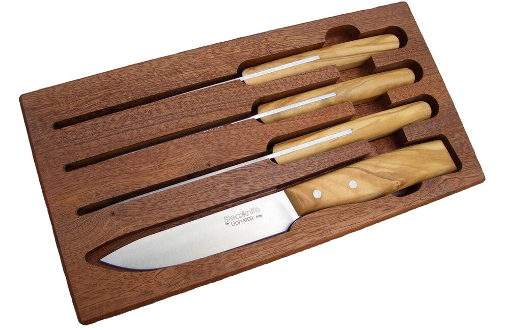 Lionsteel 9001S UL Σετ 4 Μαχαιριών Steak