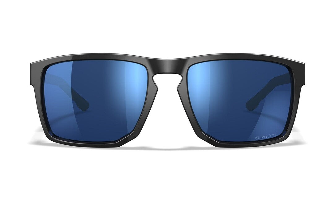 Wiley X Apex Γυαλιά Ηλίου, Captivate Polarized Blue Mirror/ Gloss Black