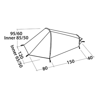 Robens Arrow Head Σκηνή για 1 Άτομο