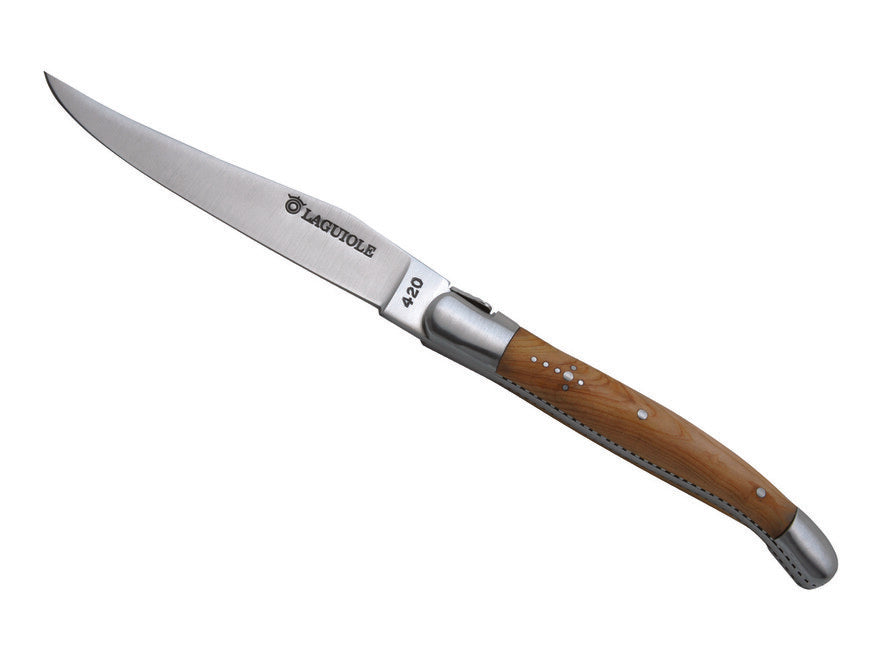 Laguiole DUB124 σετ 6 μαχαιριών steaks με λαβή από ξύλο κουνιπαριού
