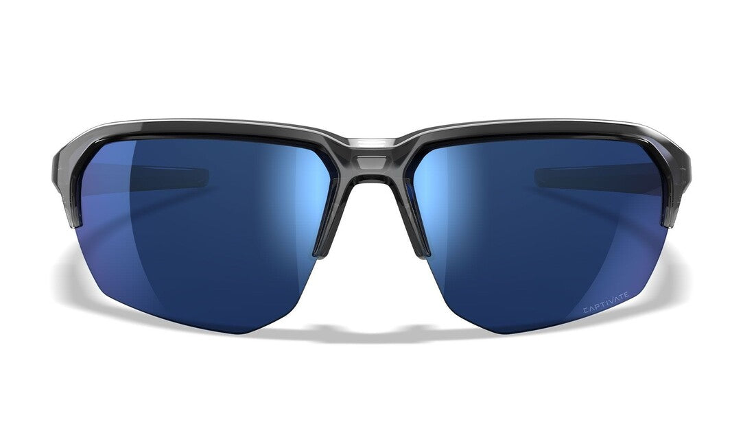Wiley X Jakl Γυαλιά Ηλίου Captivate Polarized Blue Mirror/Gloss Crystal Grey