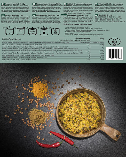 TACTICAL FOODPACK® Μαροκινές Φακές