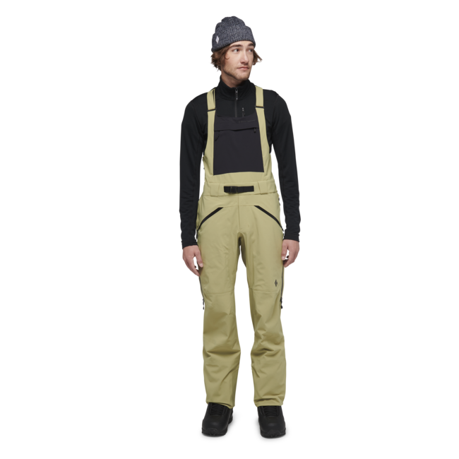 Black Diamond Recon Stretch Bibs Παντελόνι ανδρικό με τράκες, σκούρο πράσινο