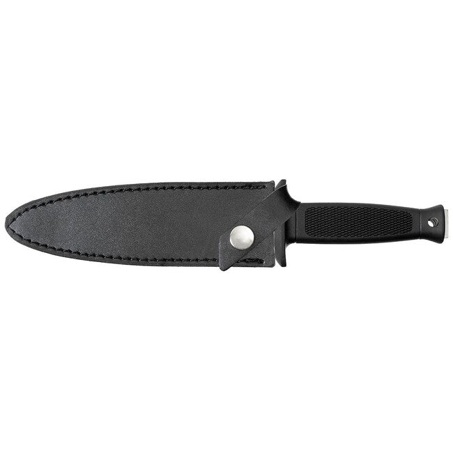 Fox Outdoor Μαχαίρι Παπουτσιού Δύο Πλευρών με Θήκη, Λαστιχένια Λαβή