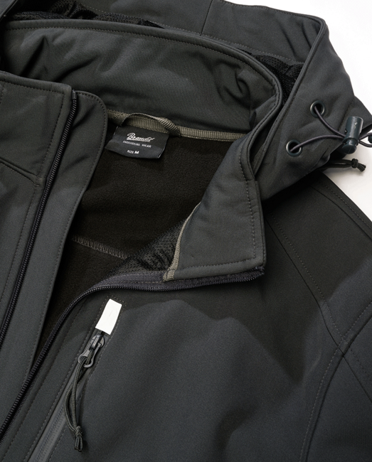 Brandit Hurricane Μπουφάν Softshell, Ανθρακίτης
