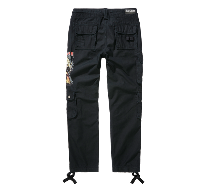 Brandit Iron Maiden Pure Slim παντελόνι, μαύρο