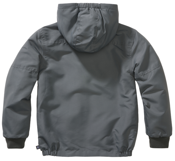 Brandit Frontzip Windbreaker Μπουφάν Παιδικό, Ανθρακί