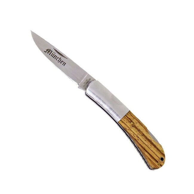 Haller Tame Μαχαίρι Τσέπης Stahlbacken Zebraholz 40411