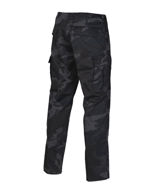 Mil-Tec US Ranger BDU Παντελόνι STRAIGHT CUT, black camo