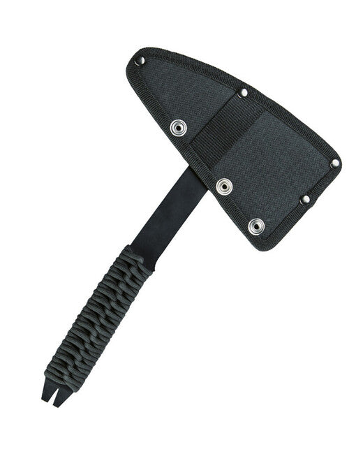 Mil-Tec Τσεκούρι Paracord με Θήκη, Μαύρο