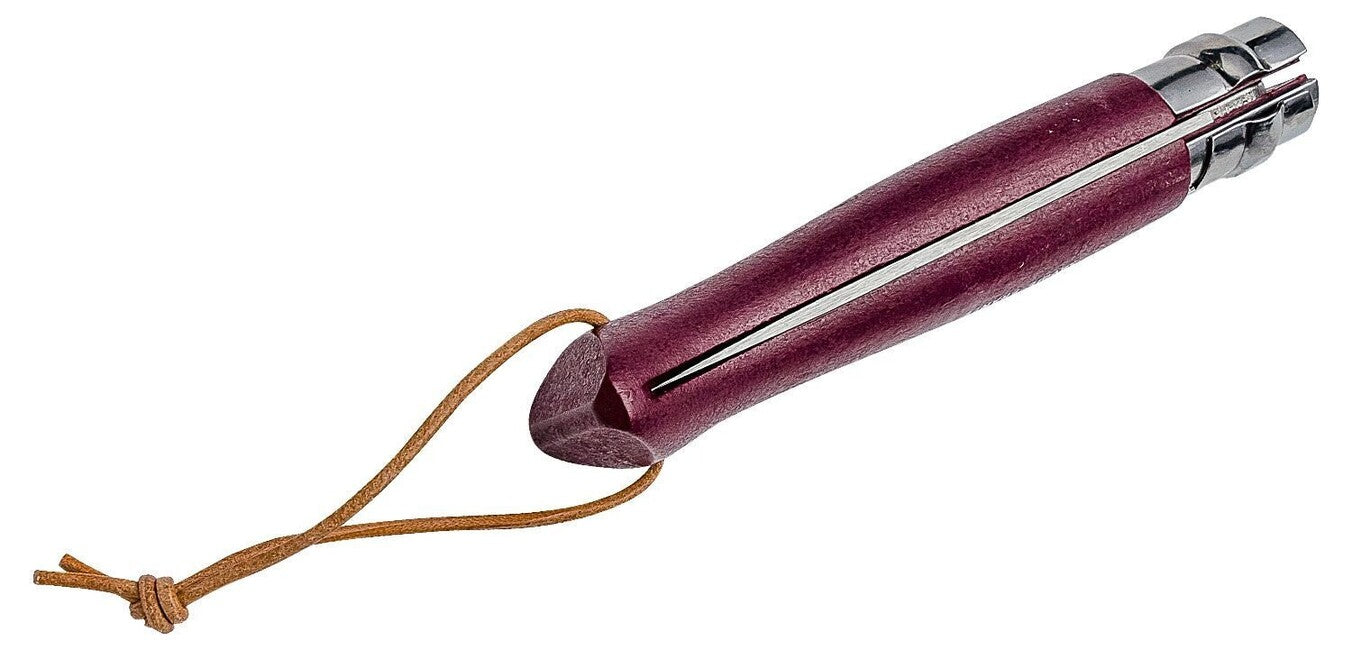 Opinel VRI N°08 Trekking Πτυσσόμενο Μαχαίρι, Burgundy